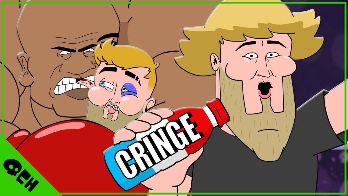 New cartoon! @MikeTyson vs @jakepaul 
Link below!
#comedy #cartoon #animation #boxing