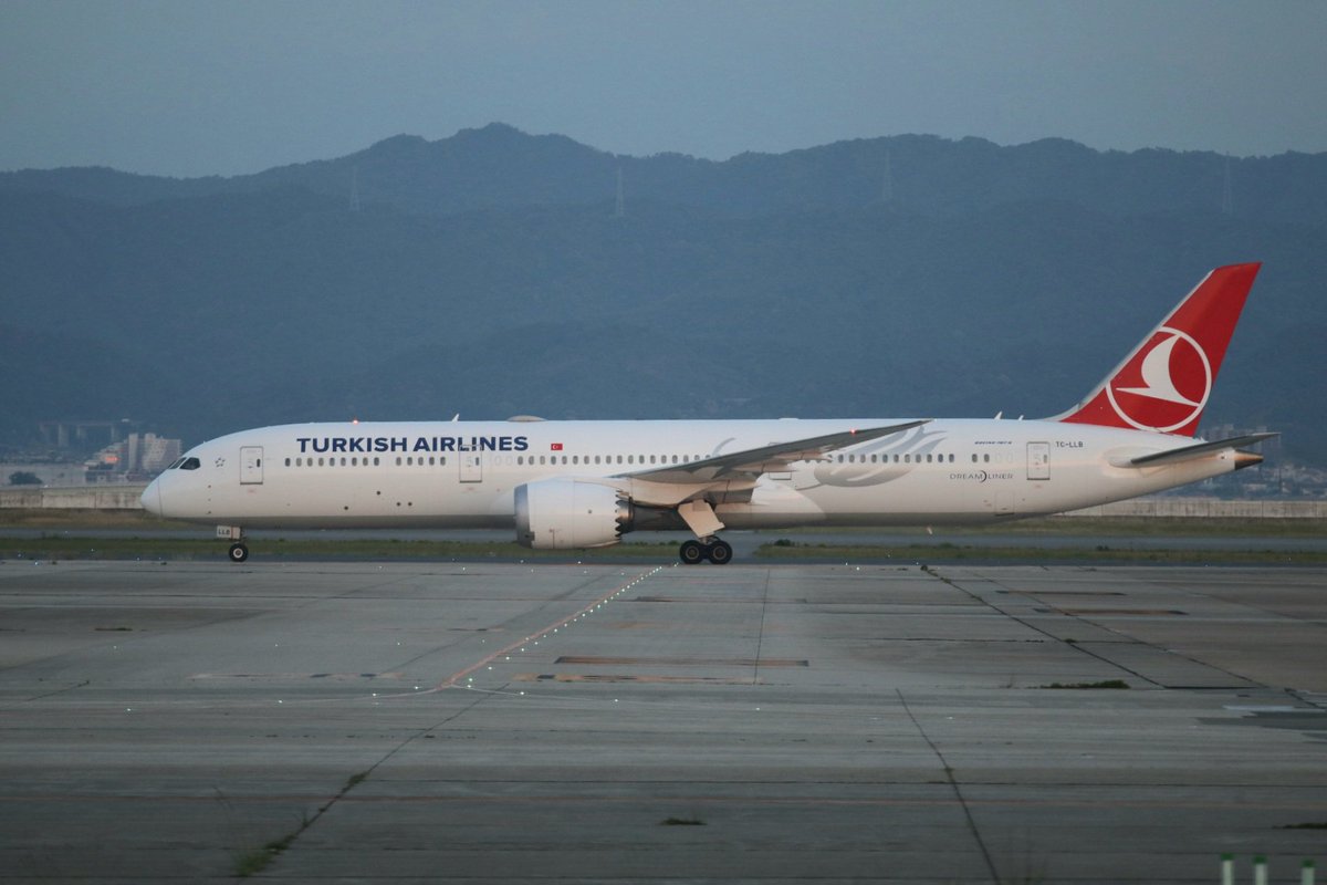 TK86 TC-LLB 787-9Dreamliner Turkish Airlines 2024.5.2 KIX #関西国際空港 #ターキッシュエアラインズ