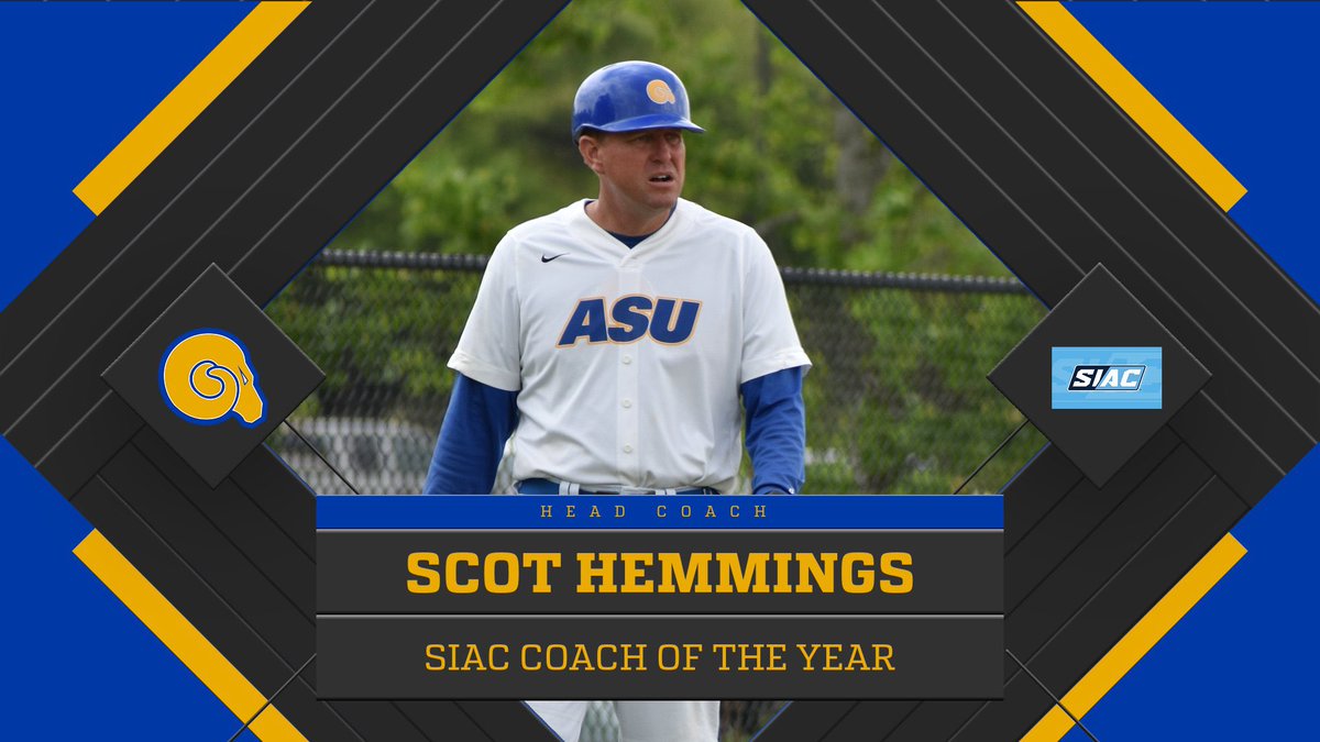 🔥SIAC COACH OF THE YEAR🔥

-Congratulations to Head Coach Scot Hemmings on being named SIAC Coach of the Year ‼️

#CreatingLegacies