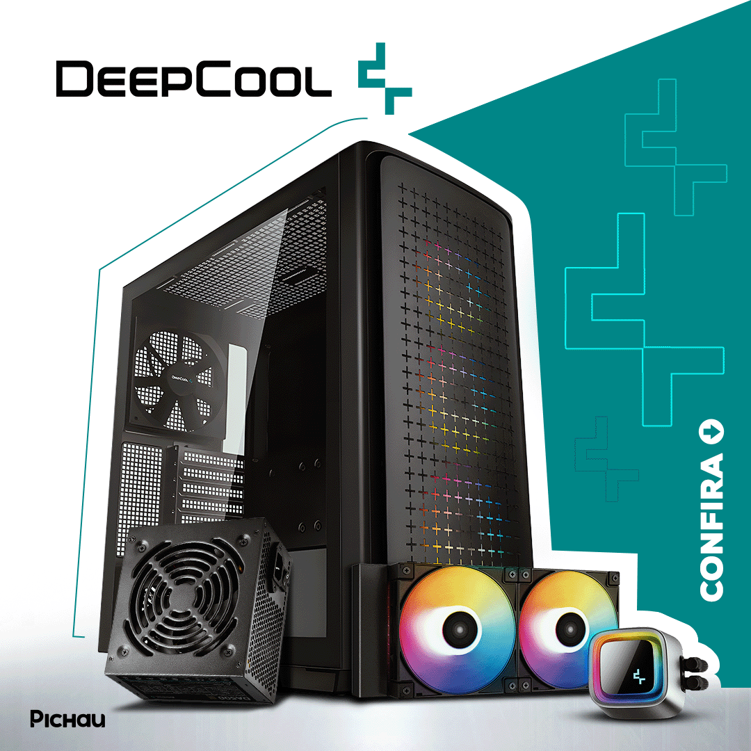 Dê um toque de estilo ao seu setup com os produtos DeepCool! 😎

Desde gabinetes até watercoolers de alto desempenho, a DeepCool oferece uma linha completa para garantir que o seu PC funcione perfeitamente e ainda tenha aquele visual incrível.

Confira▶️pruuu.me/Deepcool