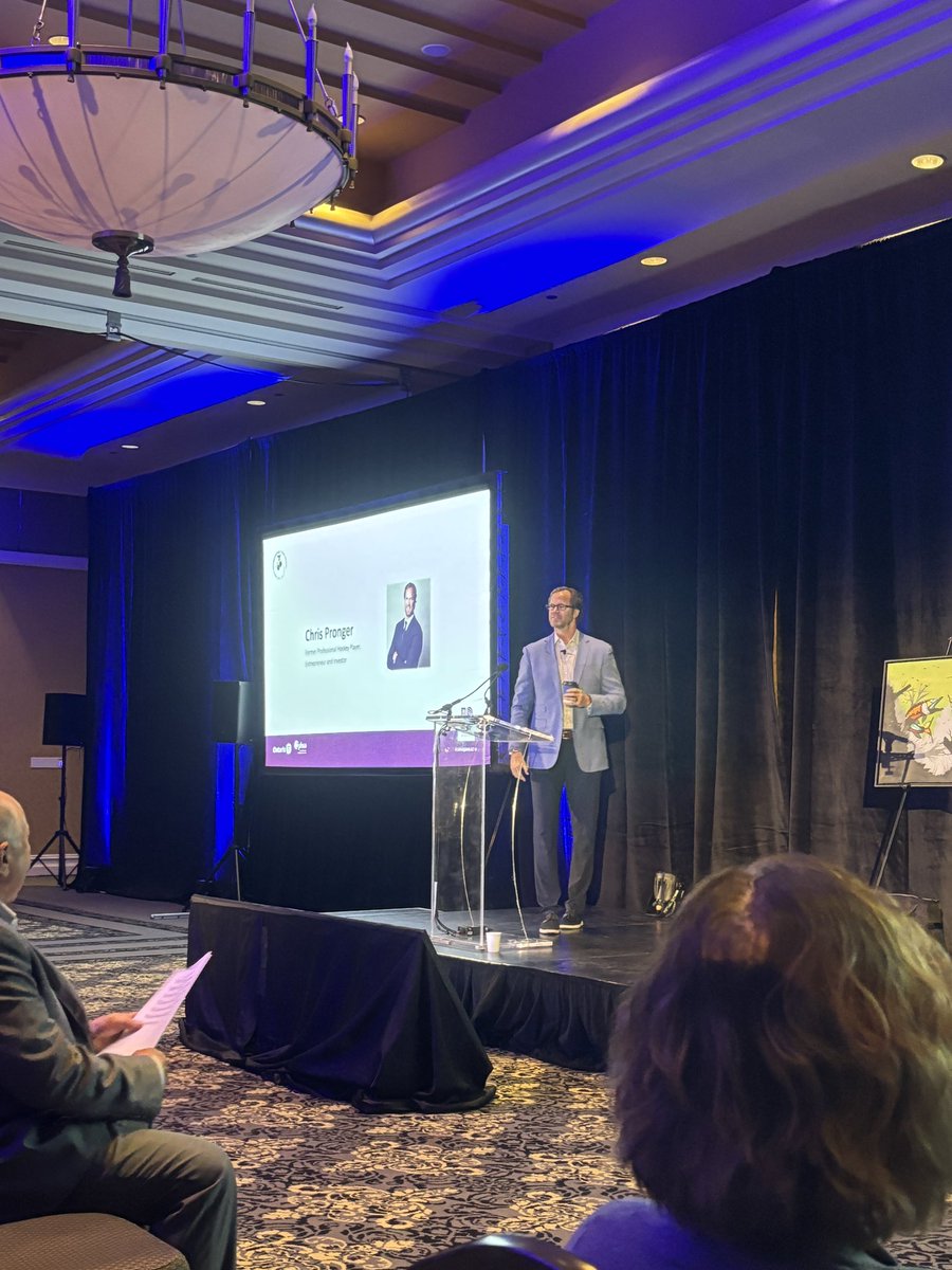 Chris Pronger, NHL Hall of Famer first up today at the 10th annual International Concussion Summit in Niagara Ontario! #ICSNiagara