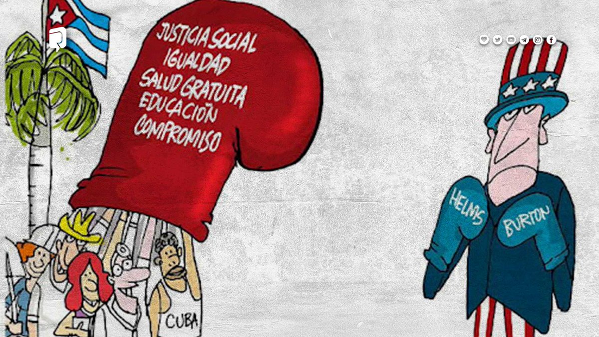 Hoy se cumple un año más desde que el 2 de mayo de 2019, Donald Trump activó el Título III de la Ley Helms-Burton. Esta legislación extraterritorial busca desestabilizar su sistema político y económico. 🌐📜
📎acortar.link/2lHfcY
#RazonesdeCuba #Cuba🇨🇺