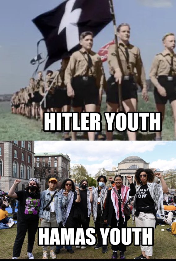 If these Hamas supporters terrorizing Jews at UCLA and colleges across the country were wearing MAGA hats, the FBI would label and prosecute them as domestic terrorists, the media would treat it like J6, and Biden would run on it like Charlottesville. Even Al Sharpton said so.