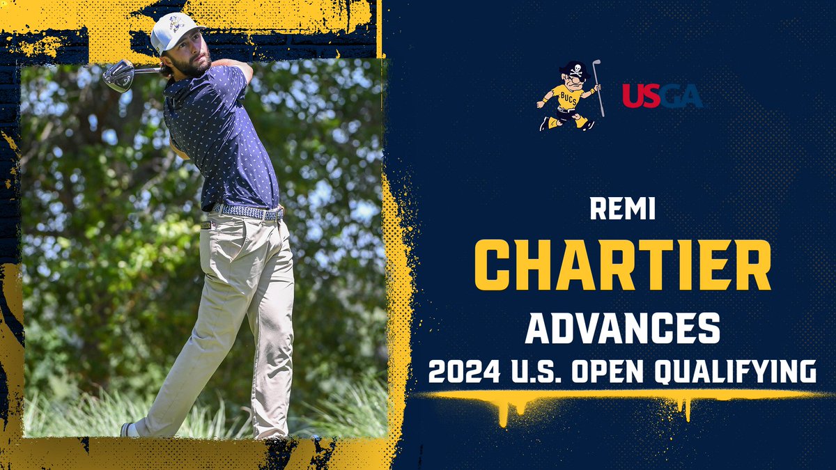 𝘾𝙝𝙖𝙧𝙩𝙞𝙚𝙧 𝘾𝙝𝙖𝙧𝙜𝙚𝙨 𝙊𝙣 As the Bucs were learning their destination for the NCAA Regional, Remi Chartier was playing a U.S. Open Local Qualifier at Pinehurst No. 6 as he advanced in a playoff! Chartier will play the final qualifier at Dallas Athletic Club on May 20.