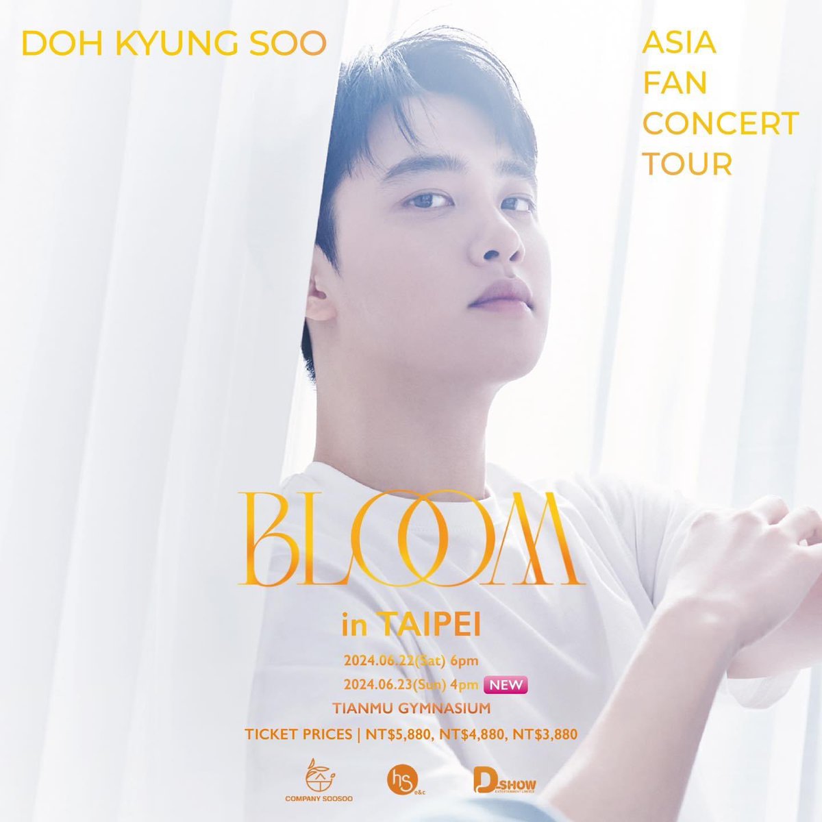 Doh Kyungsoo BLOOM in Taipei +) additional day!!!!!! June 23