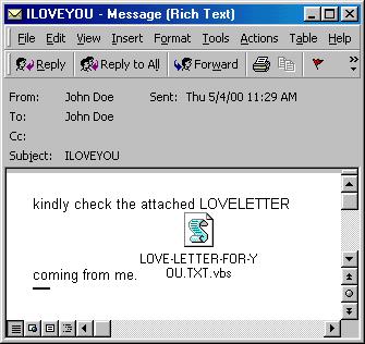 On this day in 2000, the ILOVEYOU (aka Love Letter) worm began to spread to PCs around the world via email. It would eventually infect millions of computers and cost approximately $5.5 to $8.7 billion in damages.