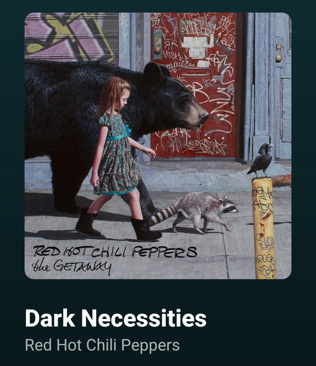 Dark necessities by @ChiliPeppers 

music.youtube.com/watch?v=ZICUil…

📝🙂✌️