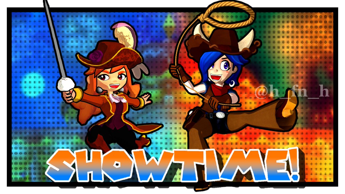 It’s Showtime, ladies and gentlemen!

Tonights showing: The Swordfighter & The Cowgirl

#glitchproductions #metarunner #sunsetparadise #meggy #tari #PrincessPeachShowtime #blender