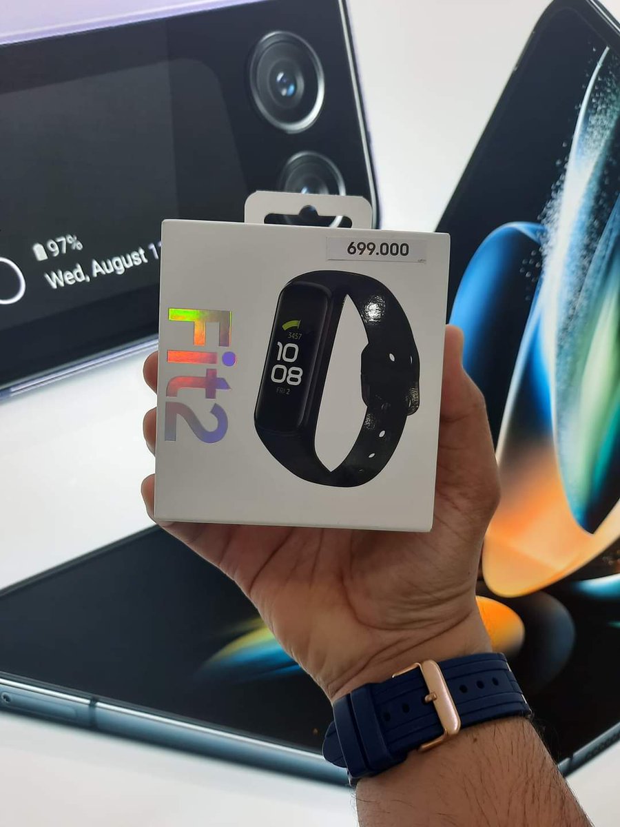 SPECIAL MAY OFFER‼️ 🎉
Brand New SAMSUNG GALAXY FIT2 BAND – BLACK Only in N28,500😍❣️
● Model : SAMSUNG GALAXY FIT2
● Color : Black
● Accessories : Original Comes With Box
● main display resolution
Contact Us👇👇
📞 +234 809 563 3339
📍 Old Banex Plaza Wuse 2

#SamsungNigeria