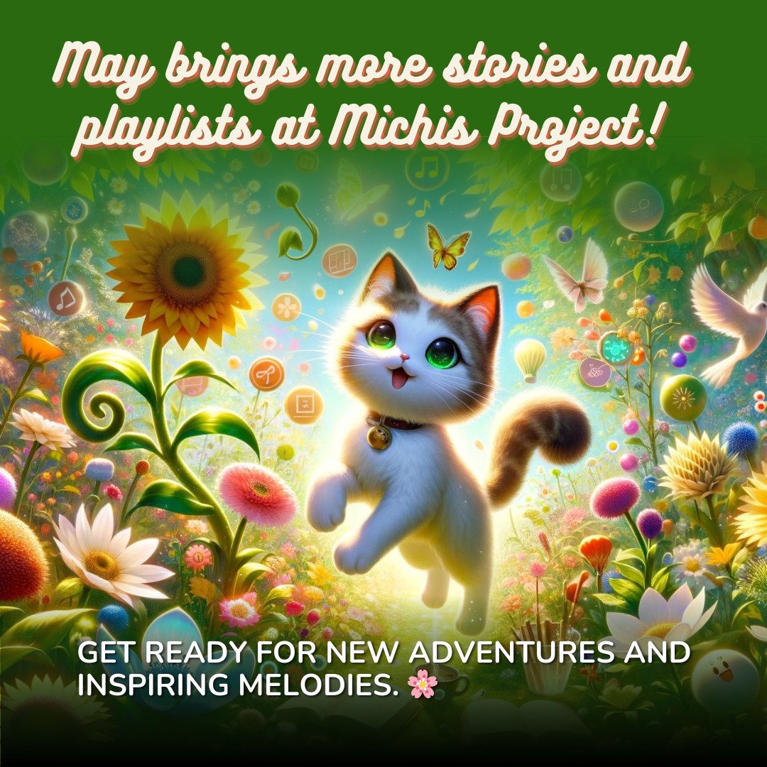 Discover what May has in store for you with Michis. New stories and music await. 🎶📖 #NovedadesMichis #MichiAdventures #HistoriasParaDormir #Spotify #YouTube
instagram.com/m1chis_p?igsh=…