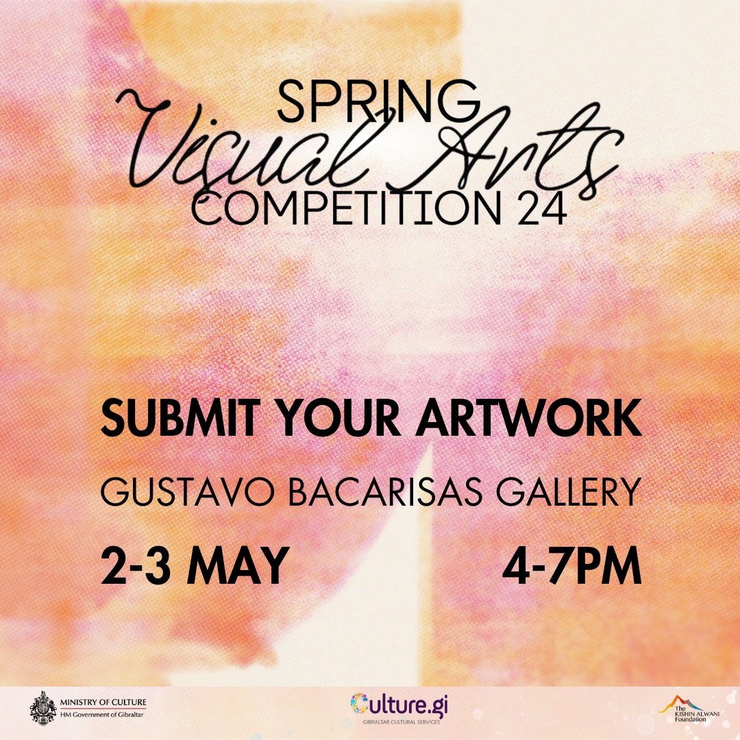 Submissions are now open! Drop off your artworks today and tomorrow at the Gustavo Bacarisas Gallery at Casemates. 😁 4pm - 7pm. 🤩