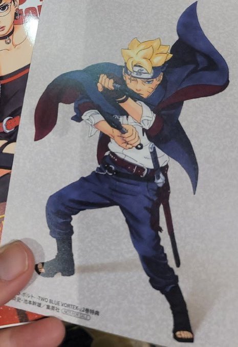 I think this colour scheme of boruto is better than the actual