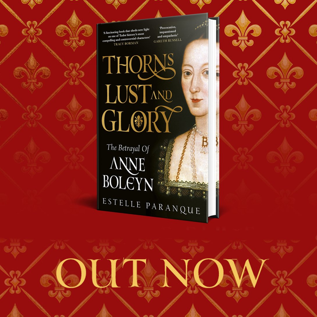 Dive into the scandal, intrigue, and life of one of British history's most notorious queens. 'Thorns, Lust and Glory' by @DrEstellePrnq is out now!