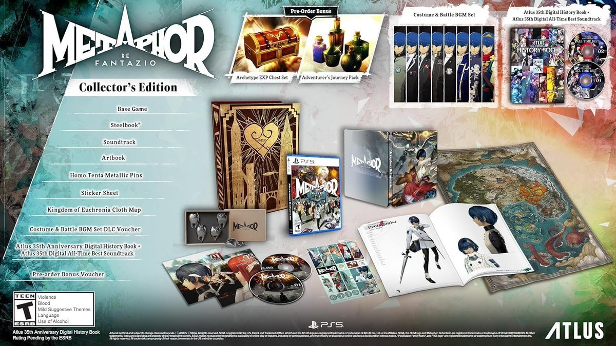 Metaphor: ReFantazio (PS5/XSX) CE up for preorder at Best Buy bit.ly/4dp27aI
Standard bit.ly/44nn4OS #ad