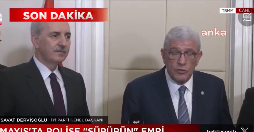İYİ Parti Genel Başkanımız Sayın Müsavat Dervişoğlu ve Numan Kurtulmuş görüşmesi sona erdi Genel BaşkanımızTürkiye'nin öncelikli sorunları var. Anayasa değişikliği öncelikli sorunları gölge altında bırakmamalı. Türkiye'de tencere kaynamıyor. @iyiparti @MDervisogluTR