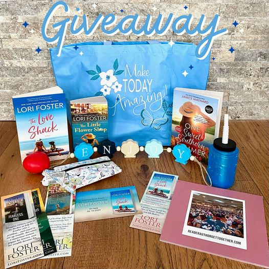 Giveaway on my FB, with an early signed copy of THE LOVE SHACK (out June 11th) and an ARC of ONE SWEET SOUTHERN SUMMER by Janice Maynard + lots of fun swag & a tote bag. Enter at >> lorifoster.me/4bimhBh