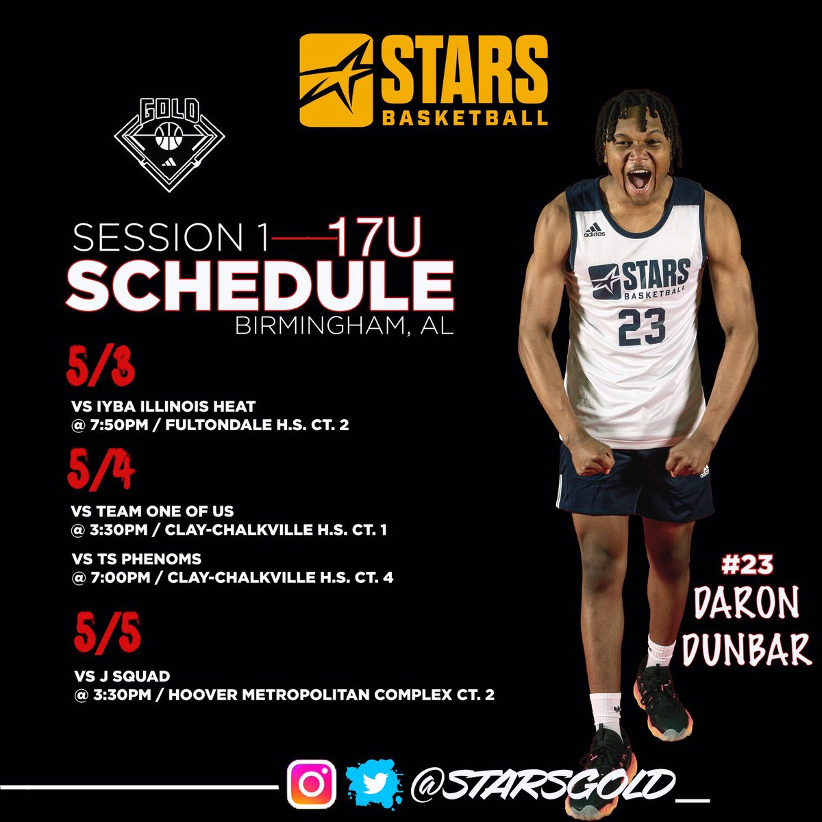 Schedule for this weekend @3StripesGOLD Hoover, Alabama ‼️ Business trip ⭐️ @3SSBCircuit @UStarsse @iamcoache_ @csavage___