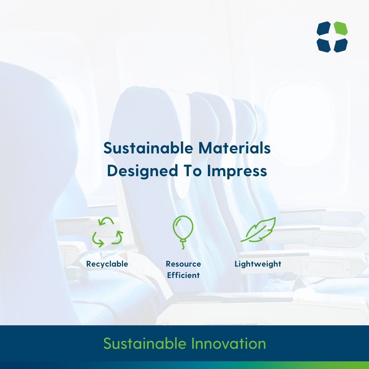 Weight and mass reduction is an extremely important factor for the evolving aerospace industry where the development of weight-saving cabin seating components made from lightweight EPP instantly translates to improved economy and fuel consumption. 

#SustainableInnovation