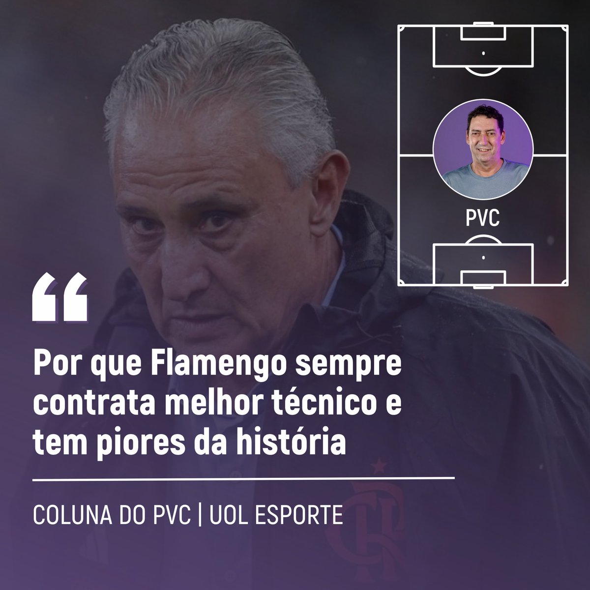 Vaias no Maracanã 🗣️ O direito à vaia é inalienável. Quem paga ingresso tem o direito de protestar, no futebol. É diferente no teatro. Imagine se, no meio de um show de Caetano Veloso, alguém se levantar para reclamar do repertório escolhido. A torcida do Flamengo é exigente.…