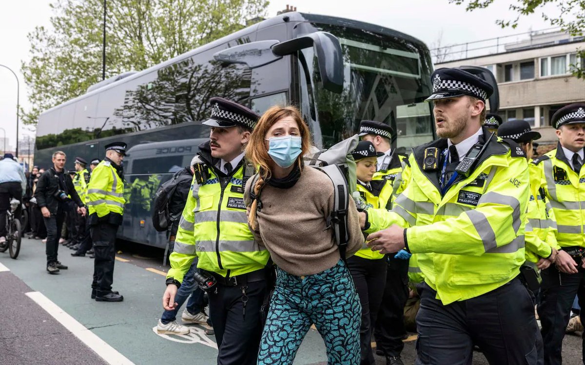 Protesters blocking migrant removal buses won’t stop our plan, Home Secretary insists. The Home Secretary has insisted protesters will not stop migrants being removed from hotels after a group slashed the tyres of a coach set to transport them to the Bibby Stockholm barge.…