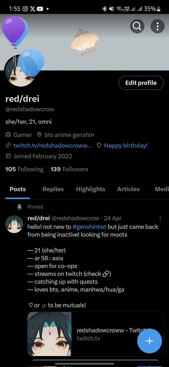 redshadowcrow's tweet image. balloons