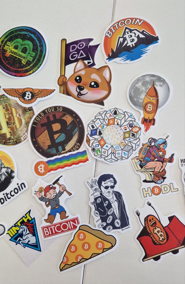 New sticker drop at Decentral House! 🚀 What's your bet on which one gets snagged first? Cast your votes! @Dogami @1inch #Bitcoin #CryptoCommunity