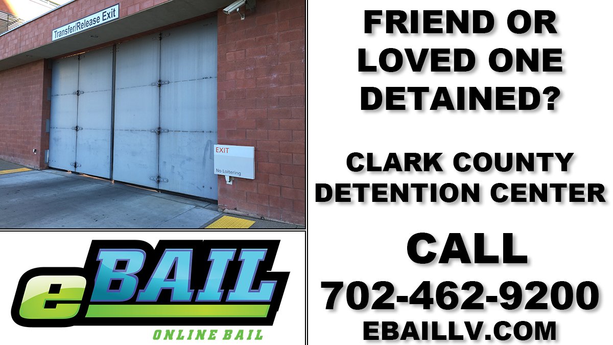 Need Bail Bonds for the Clark County Detention Center?
702-462-9200
ebaillv.com

#eBAIL #lasvegas #vegas #nevada #sincity #unlvrunninrebels #unlv #unlvrebels #runninrebels #rebels #unlvbasketball #thomasandmackcenter #unlvmbb #heyreb #unlvfootball #football