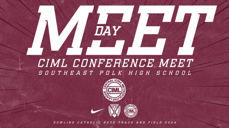 It’s a great day to have a great day! CIML Conference Meet Day is here!

📍 Southeast Polk High School
🕒 Field Events
🕞 Running Events
🎟️ vancoevents.com/us/eventlist/s…
📊 results.aatiming.com/meets/30832

#PursuingExcellence