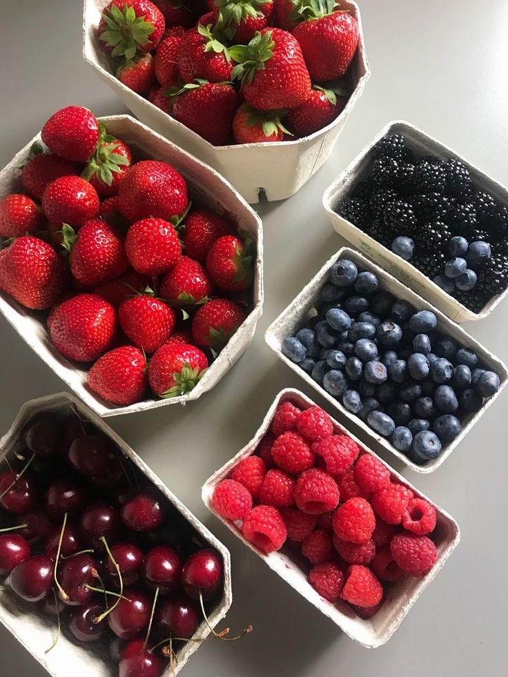 what’s your favorite combination? mine’s blueberries and cherries.