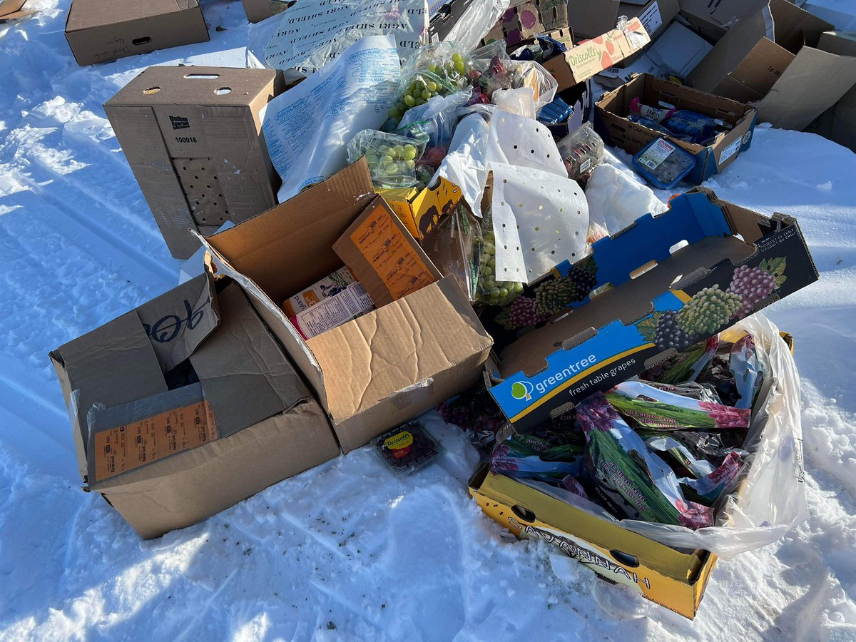 I don’t think the Minster of Northern Affairs @stbstvdan believed me when I told him fresh produce are being sent straight to the dump. My constituents in Nunavut tell me this and here is a recent photo shared with me by Zacharias Kunuk.