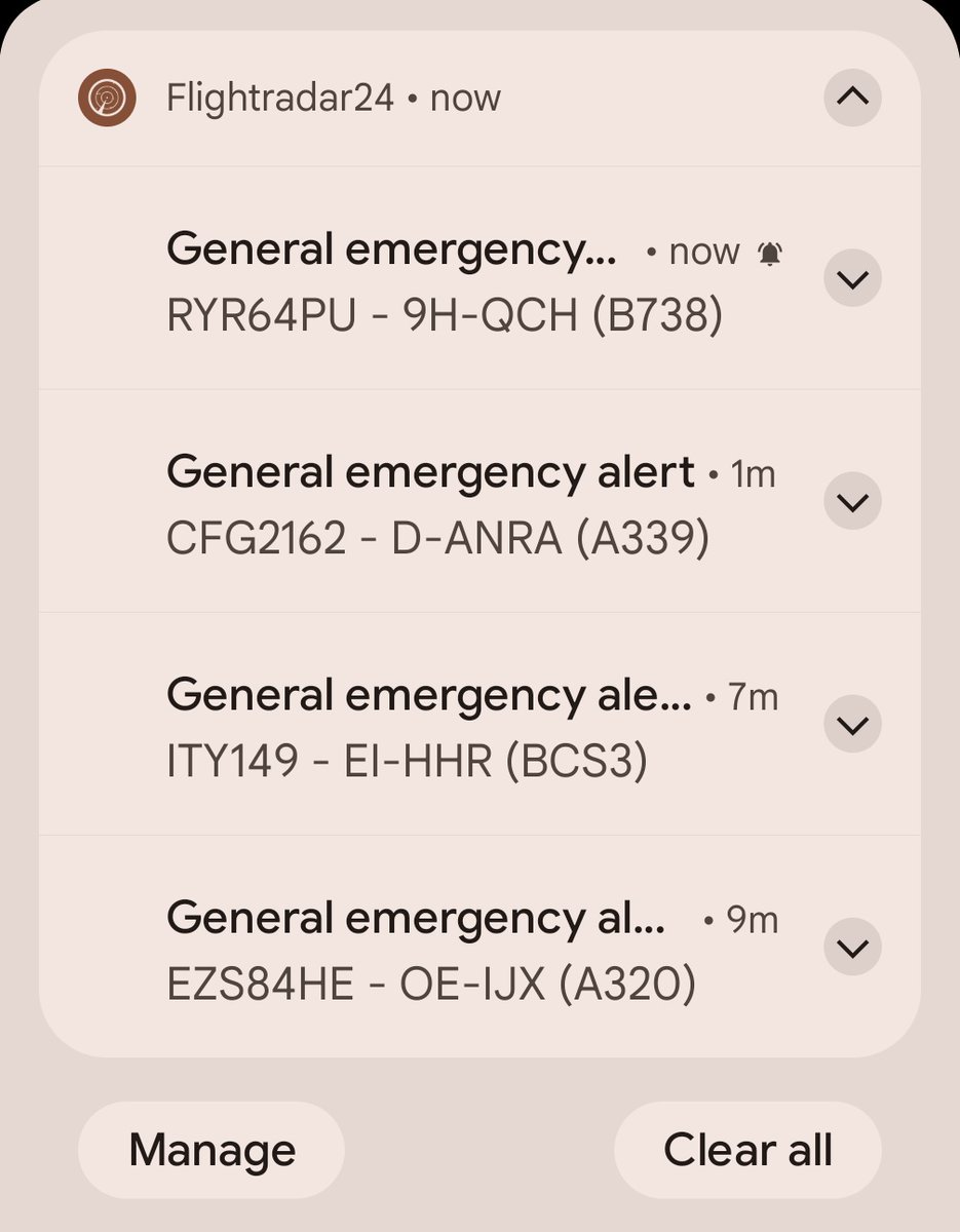 4 x 7700 general emergency alerts in 9 minutes 🤔