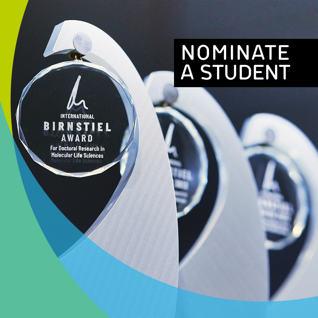 PIs, watch out: the International Birnstiel Award for Doctoral Research in the Molecular Life Sciences has opened its 2024 call! 👩🏽‍🎓🧑🏿‍🎓 Nominate your ⭐️-student of the previous year! imp.ac.at/birnstiel-award