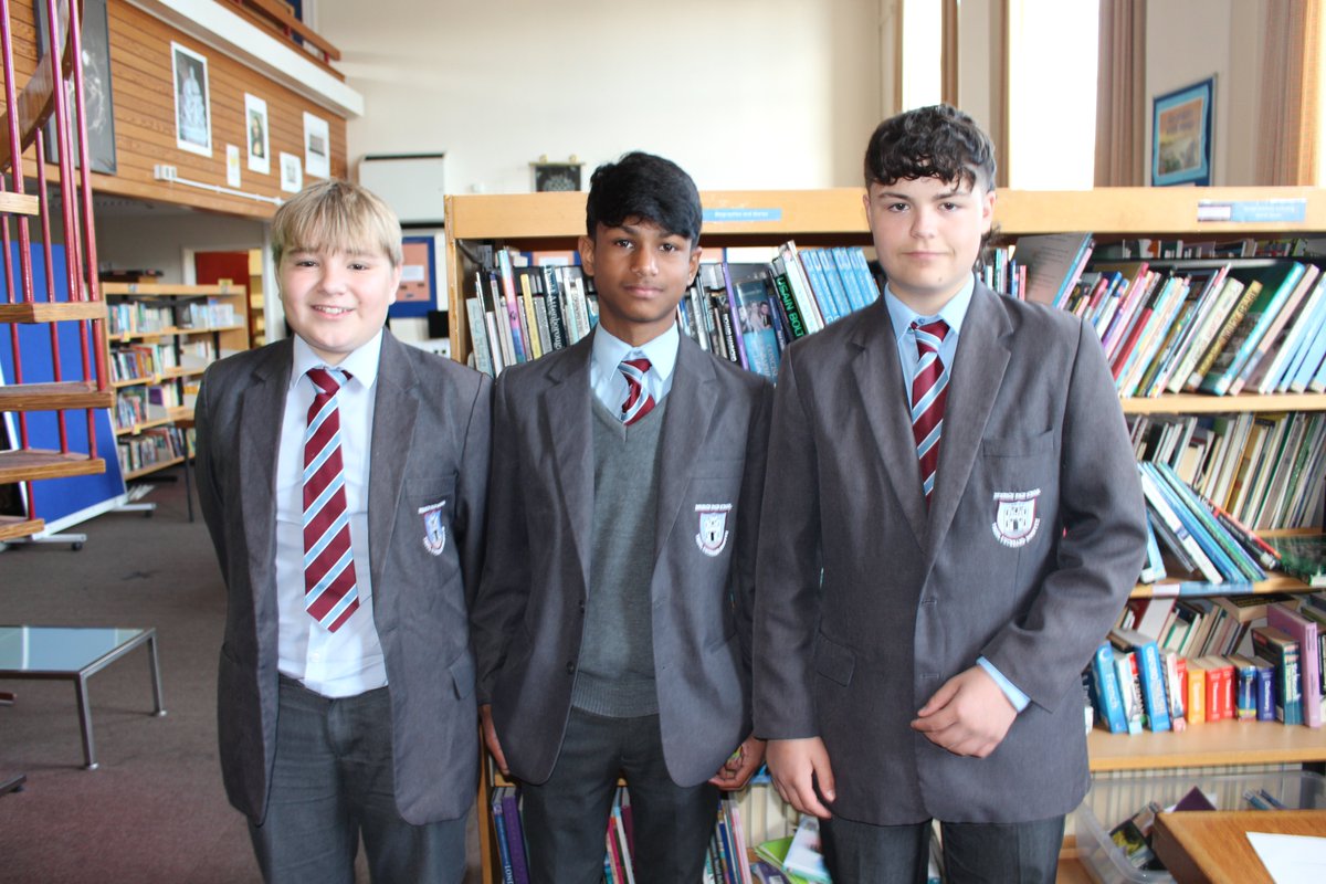 We were extremely proud of Jamie, Isala and Aidan for representing DHS in the Denbighshire School Council Forum yesterday. Da iawn a diolch hogiau!