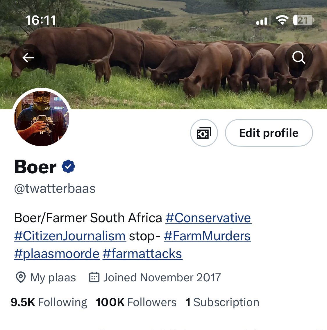 Wow 100k followers. Thank each and every one of you.
#WeWillNotBeSilenced