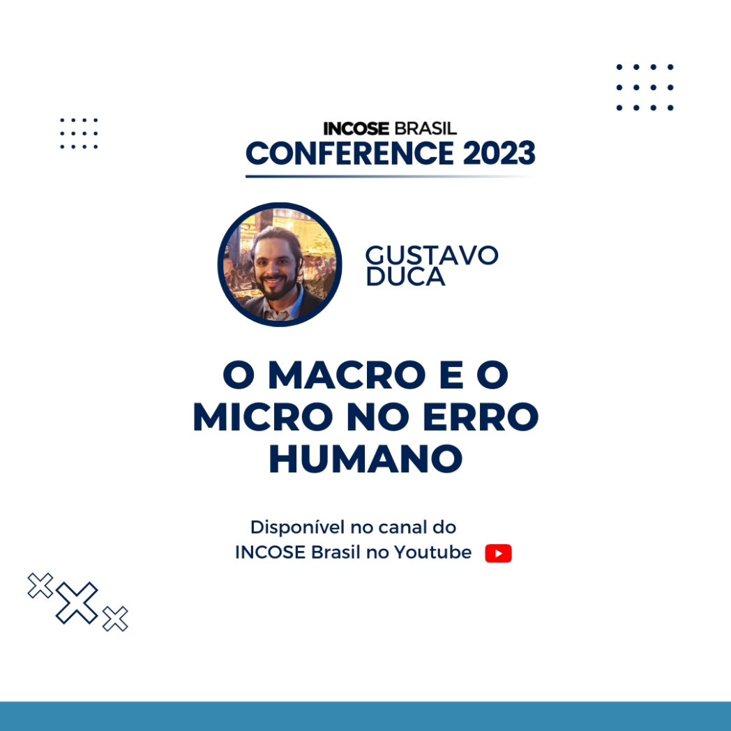 Está no ar no canal do INCOSE Brasil no Youtube a apresentação de Gustavo Duca acessando 
youtu.be/vMto47o_OKQ?si…

 #INCOSE #INCOSEBrasil #EngenhariaDeSistemas #SystemsEngineering #ErroHumano