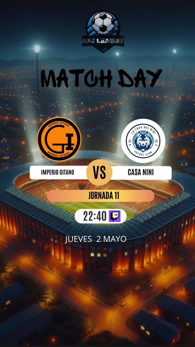 𝘔𝘈𝘛𝘊𝘏𝘋𝘈𝘠

22:40 ⏰

🆚 Casa Nini