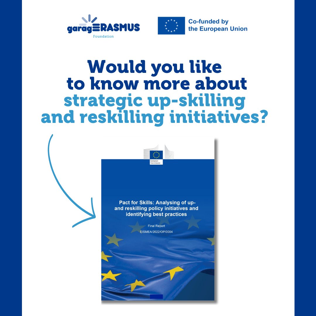 🤔Are you interested in strategic up-skilling and reskilling initiatives in the EU? 

📝We are eager to share with you the final report 'Pact for Skills' that has been published by the European Commission!

🔗Read the  report here: shorturl.at/gACJL
 #PactForSkills