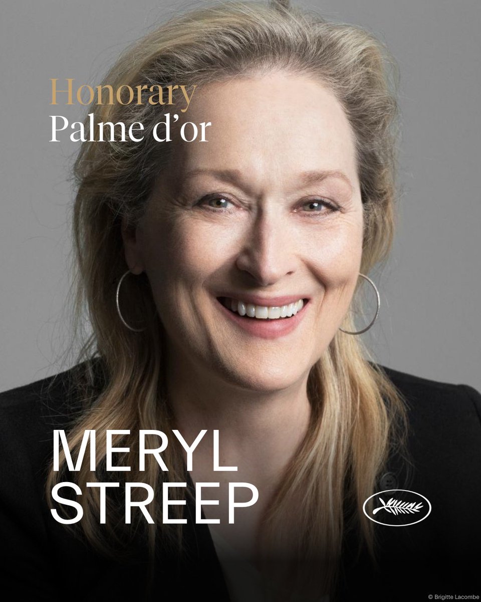 Meryl Streep will receive an honorary Palme d’Or on the opening night of the 2024 Cannes Film Festival.

#MerylStreep #Cannes