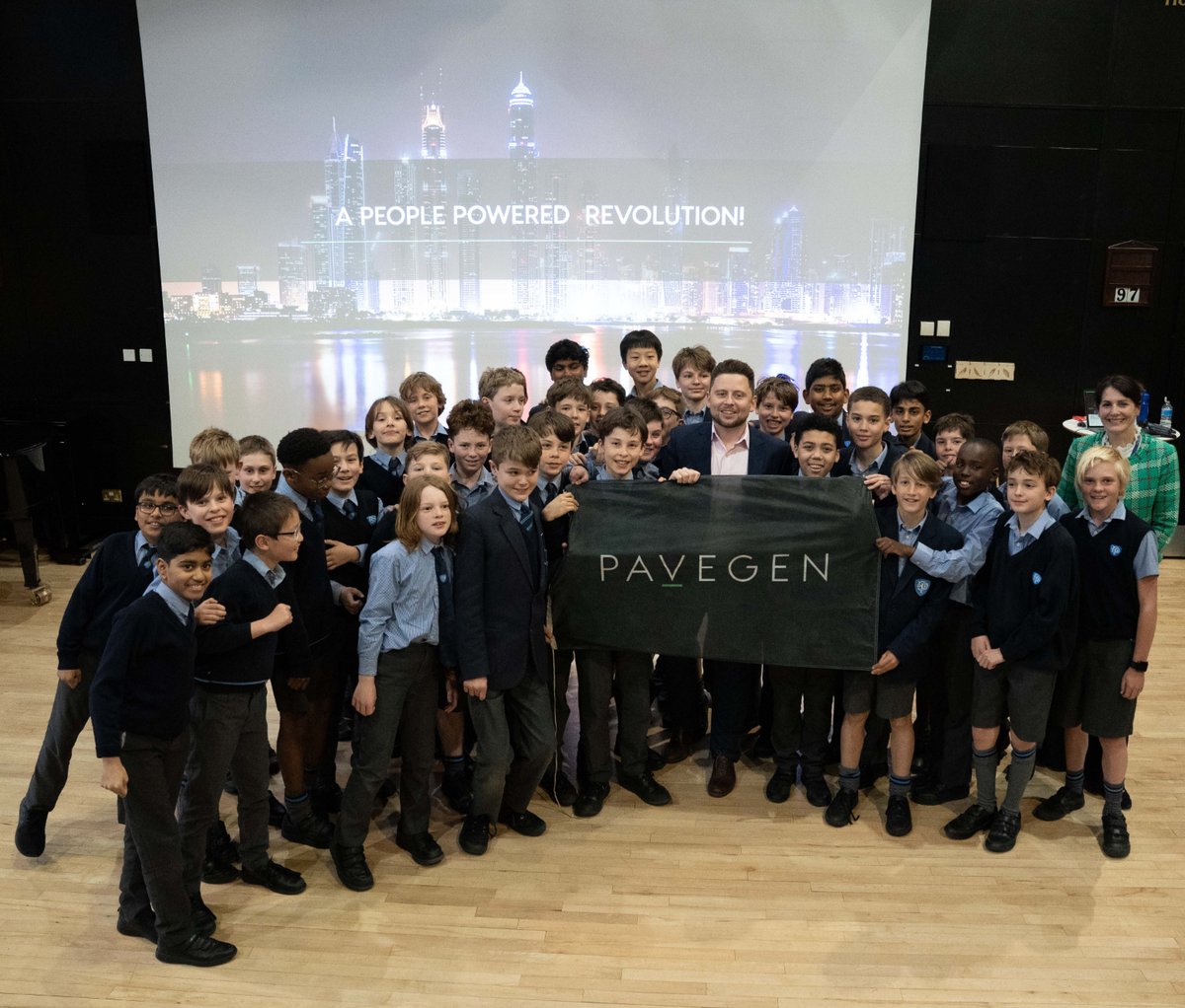 Many thanks to our alumnus, Founder and CEO of Pavegen @LaurenceKC, for delivering an incredible talk about clean electricity and his journey from Dulwich Prep London to entrepreneurship.  

#DulwichPrepLondon #DesignTechnology #GreenTechnology #Entrepreneurship #Alumnus