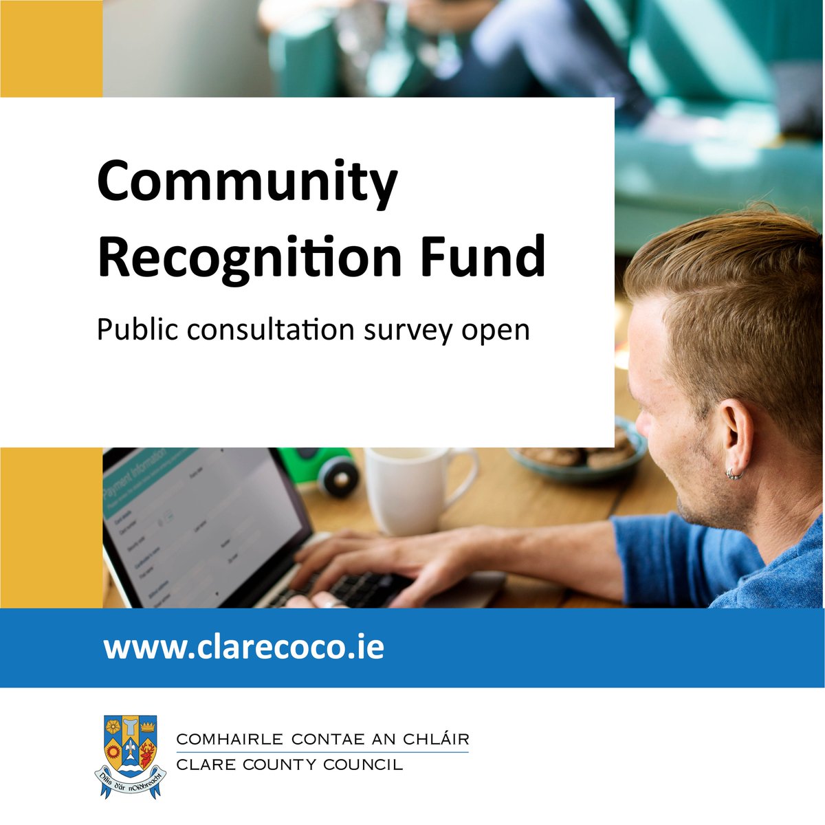 The Community Recognition Fund, CRF, 2024 is targeted at areas in Clare that are hosting the highest number of Beneficiaries of Temporary Protection and/or International Protection Applicants. 1/2