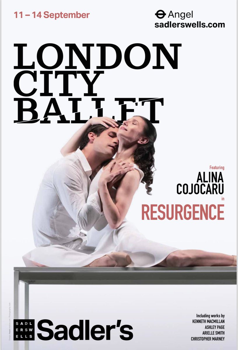 chrismarney (@chrismarney) on Twitter photo 𝑳𝒐𝒏𝒅𝒐𝒏 𝑪𝒊𝒕𝒚 𝑩𝒂𝒍𝒍𝒆𝒕 in ‘𝐑𝐞𝐬𝐮𝐫𝐠𝐞𝐧𝐜𝐞’
September 11 - 14 <a href="/Sadlers_Wells/">Sadler's Wells</a>
Featuring Guest Artist Alina Cojocaru in Kenneth MacMillan’s ‘Ballade’
sadlerswells.com/whats-on/londo… 𝑳𝒐𝒏𝒅𝒐𝒏 𝑪𝒊𝒕𝒚 𝑩𝒂𝒍𝒍𝒆𝒕 in ‘𝐑𝐞𝐬𝐮𝐫𝐠𝐞𝐧𝐜𝐞’
September 11 - 14 <a href="/Sadlers_Wells/">Sadler's Wells</a>
Featuring Guest Artist Alina Cojocaru in Kenneth MacMillan’s ‘Ballade’
sadlerswells.com/whats-on/londo…
