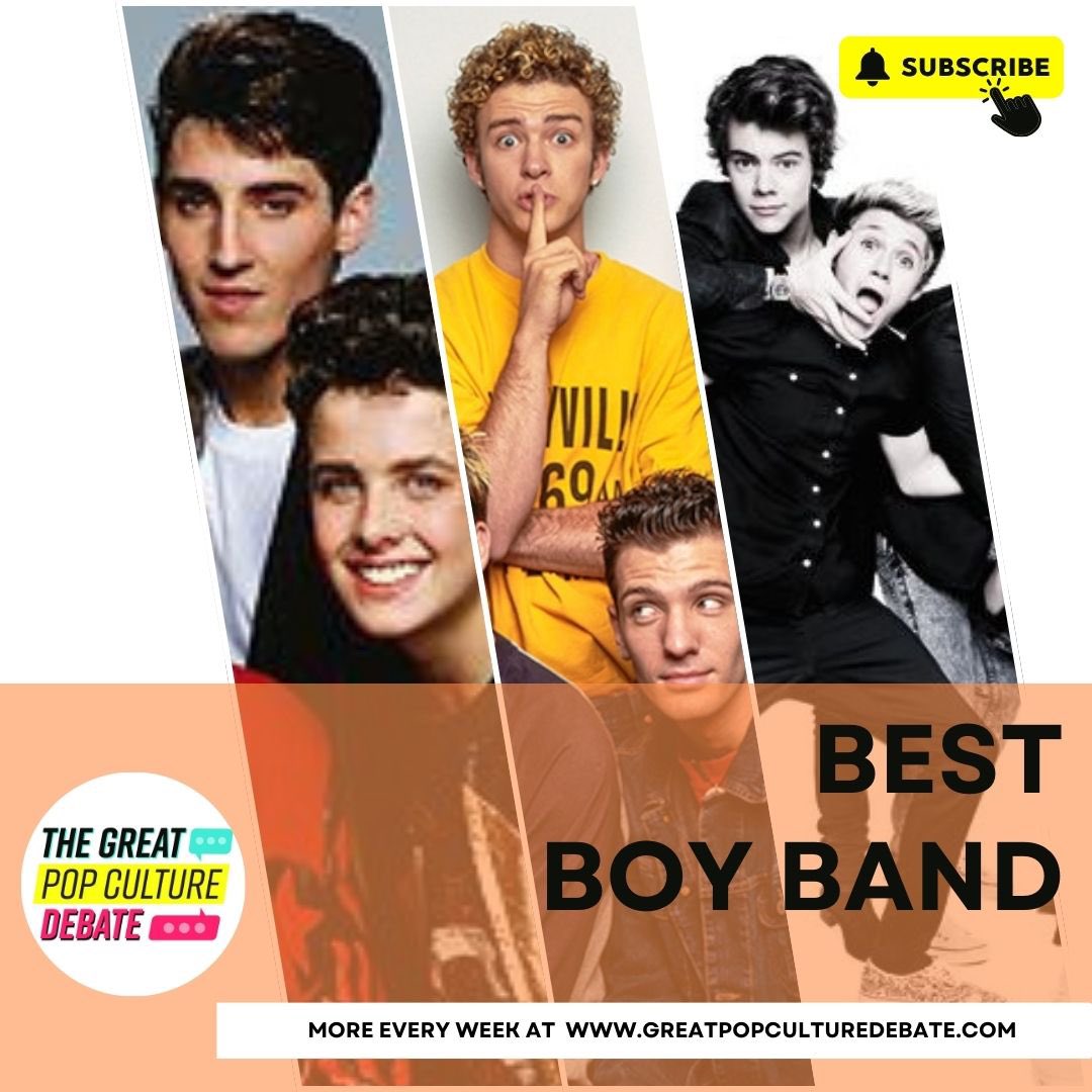 Happy Boy Band Appreciation Day! (Yes, that’s a thing.) To celebrate, check out our Season 5 Best Boy Band episode.

greatpopculturedebate.com/best-boy-band/

#boyband #boybands #boybandappreciationday #music #popmusic #podcast #musicpodcast