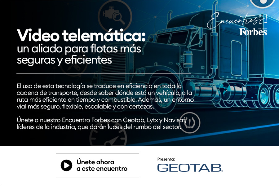 forbescolombia's tweet photo. ¿Sabe qué es la video telemática? Descubra cómo esta tecnología salva vidas y transforma la gestión de flotas. Reserve la fecha y únase a nuestro próximo Encuentro Forbes con líderes del sector como #Geotab, #Lytx y #Navisaf.
🌐Regístrese aquí: https://t.co/t686vX0jtk https://t.co/9b7jk0Jng2