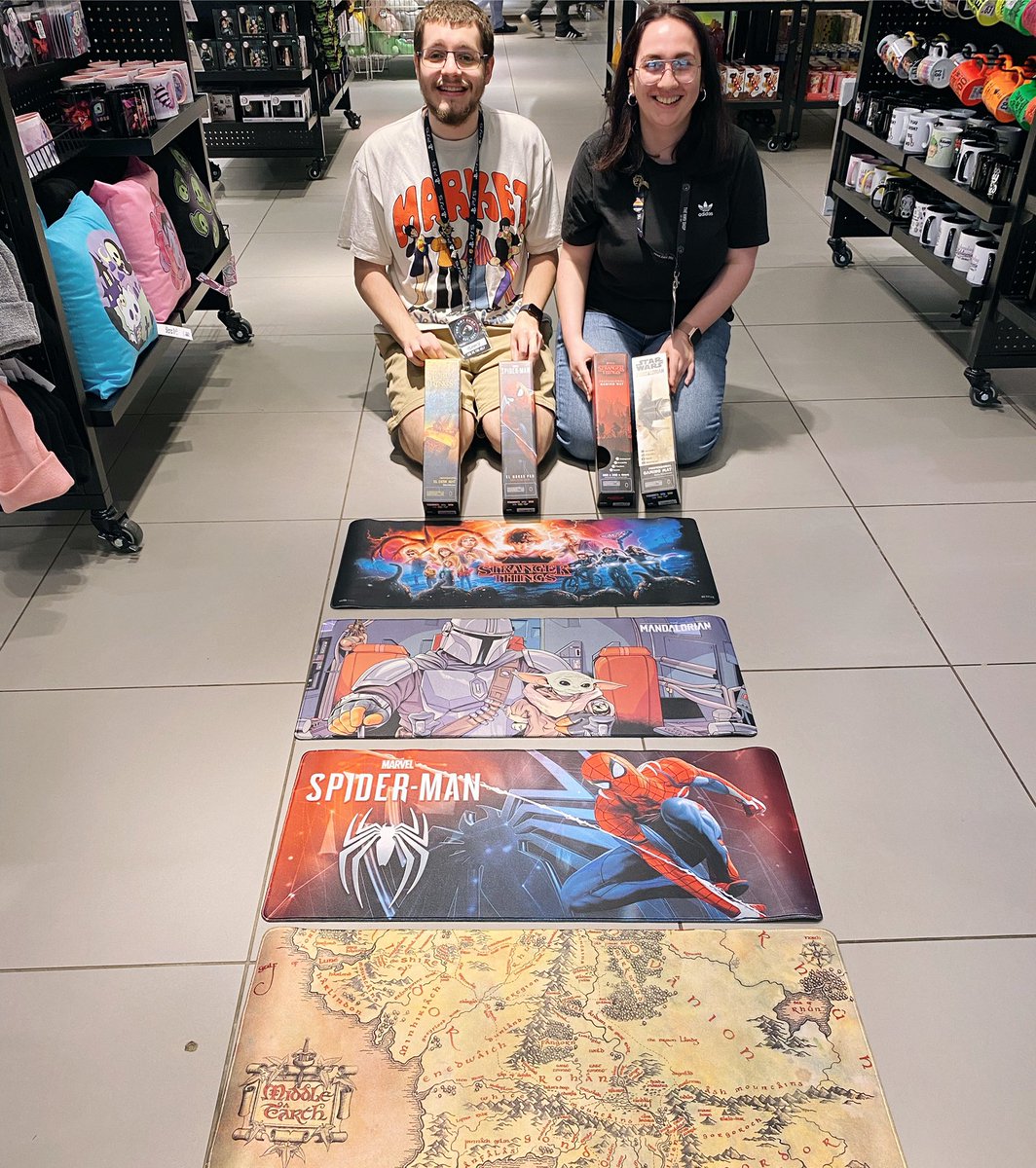 Jazz up your gaming set up with these awesome gaming mats from various franchises. We love them! @GrupoErikSL #hmvForTheFans