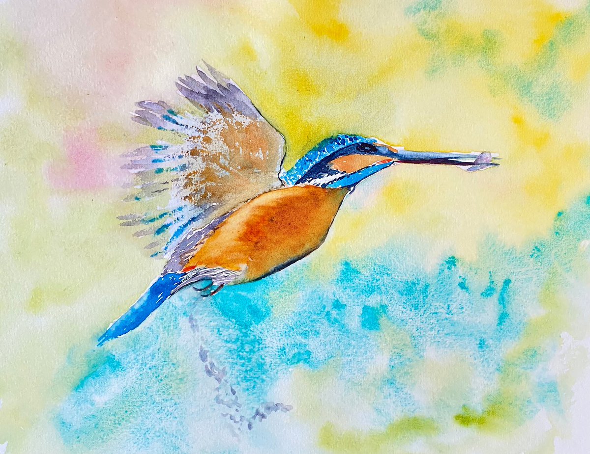 Kingfisher anyone? Handmade watercolour cards to delight your friends   cardsbymormorjan.etsy.com/listing/127896… #MHHSBD #SBS #SMILEtt23 #womaninbizhour #inbizhour ⁦@CraftBizParty⁩