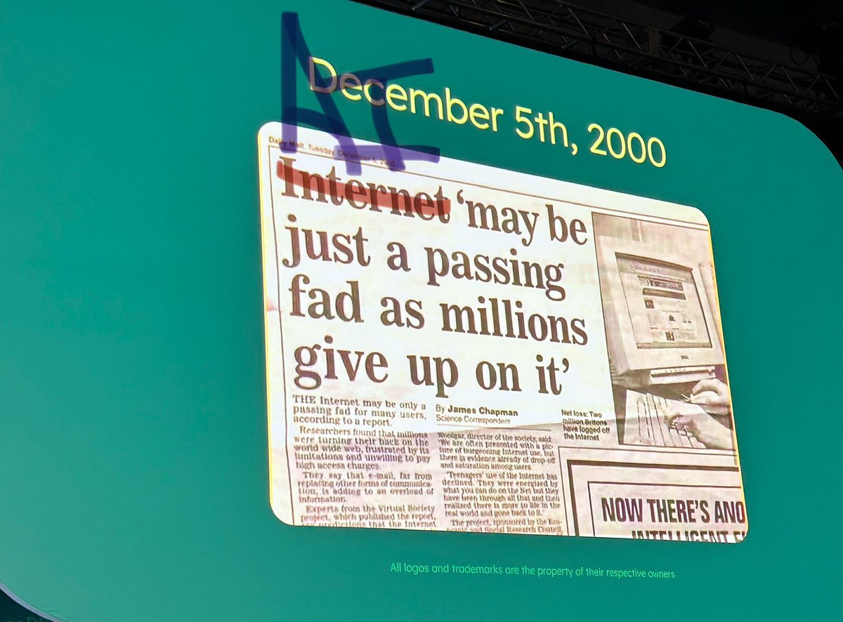 Is it just a matter of time that we see this headline for #AI? #MongoDBlocal - it's almost guaranteed there will be a backlash as the challenges of really applying AI play out. But ultimately it will be enormous with completely unexpected outcomes @theCUBE @theCUBEresearch