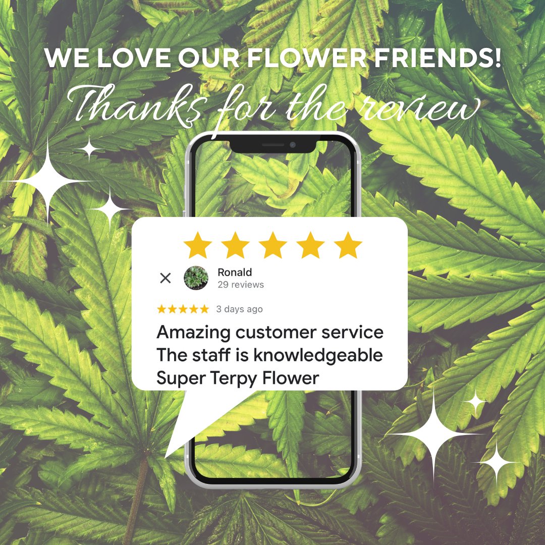 Another awesome review coming in from one of our Flower Friends! We LOVE terpy flowers too! 🌱 #SouthDakotaCannabis #MedicalCannabis