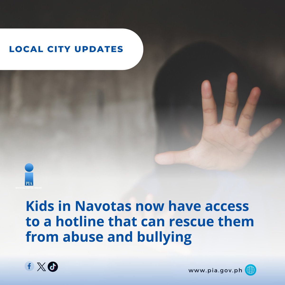 The  Makabata Helpline was launched in November 2023 to provide for a  reliable reporting system for child-related concerns, particularly  violence and abuse.

#childabuse #childabuseprevention #CWC 
#childabuseawareness #BagongPilipinas 
READ: pia.gov.ph/news/2024/05/0…