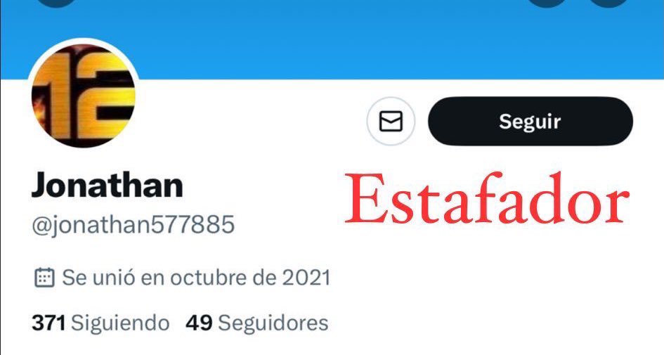 JonathanEstafa's tweet photo. Jonathan577885 estafador, no comprar entradas / abonos para el real madrid- bayern. Jonathan Ramos Delgado es un estafador, ESTAFA⚠️⚠️⚠️ https://t.co/YBDxFGXc4h