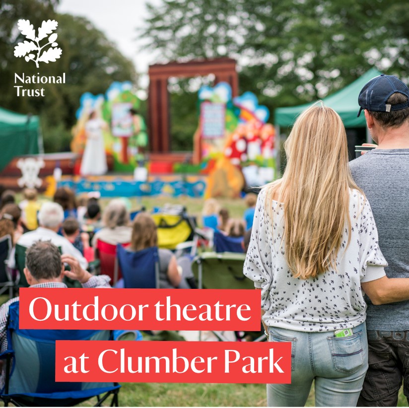 Tickets are on sale now for all our outdoor summer theatre performances. From Shakespeare and children’s classics, to a new interactive musical for under 5s. There is something on offer for every age. Full details at: nationaltrust.org.uk/visit/nottingh… #ClumberPark